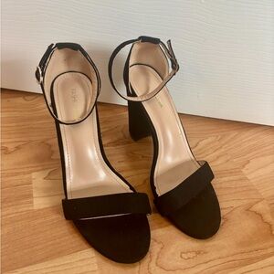 Black Women's Suede 4” Heels